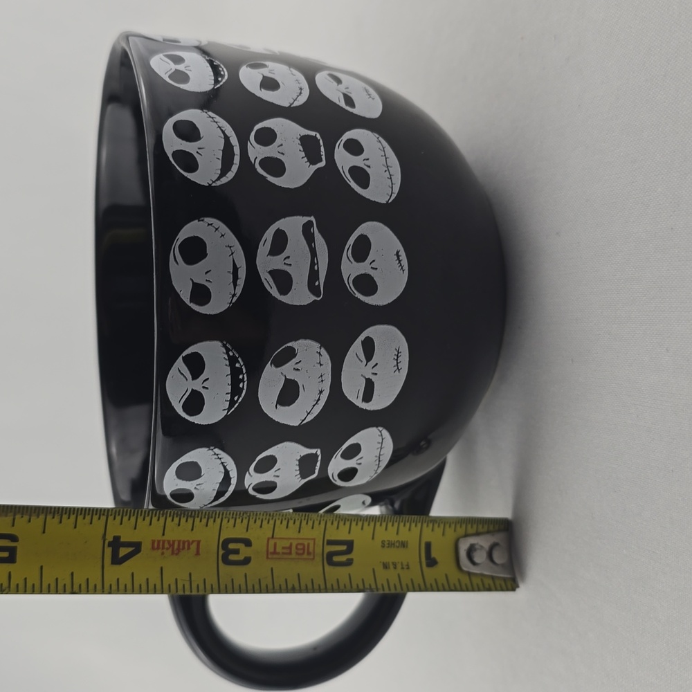 Disney The Nightmare Before Christmas Jack Skellington Feature Large Black Mug - Picture 10 of 10